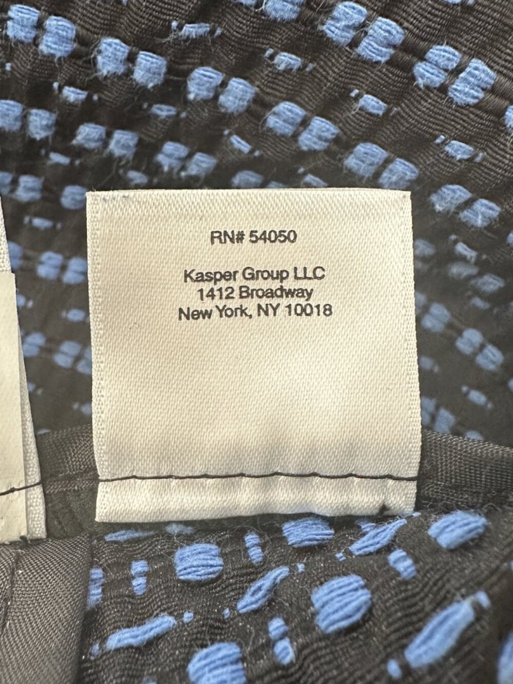 ANNE KLEIN Cigarette Pants Black Blue Size 4 - Picture 8 of 9